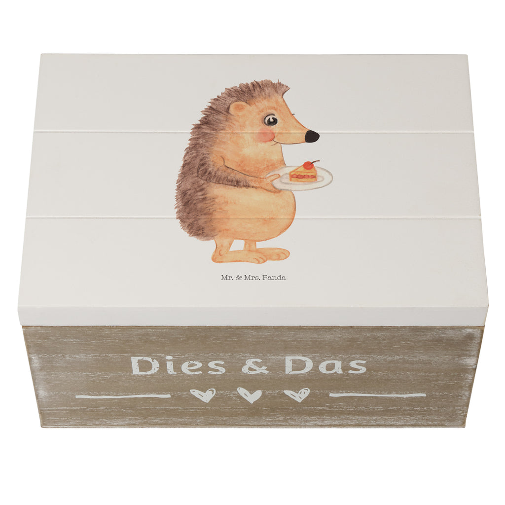 Holzkiste Igel mit Kuchenstück Holzkiste, Kiste, Schatzkiste, Truhe, Schatulle, XXL, Erinnerungsbox, Erinnerungskiste, Dekokiste, Aufbewahrungsbox, Tiermotive, Gute Laune, lustige Sprüche, Tiere, Igel, Essen Spruch, Kuchen, Backen Geschenk, Kuchen backen, Einladung Party, Geburtstagskuchen, Torte