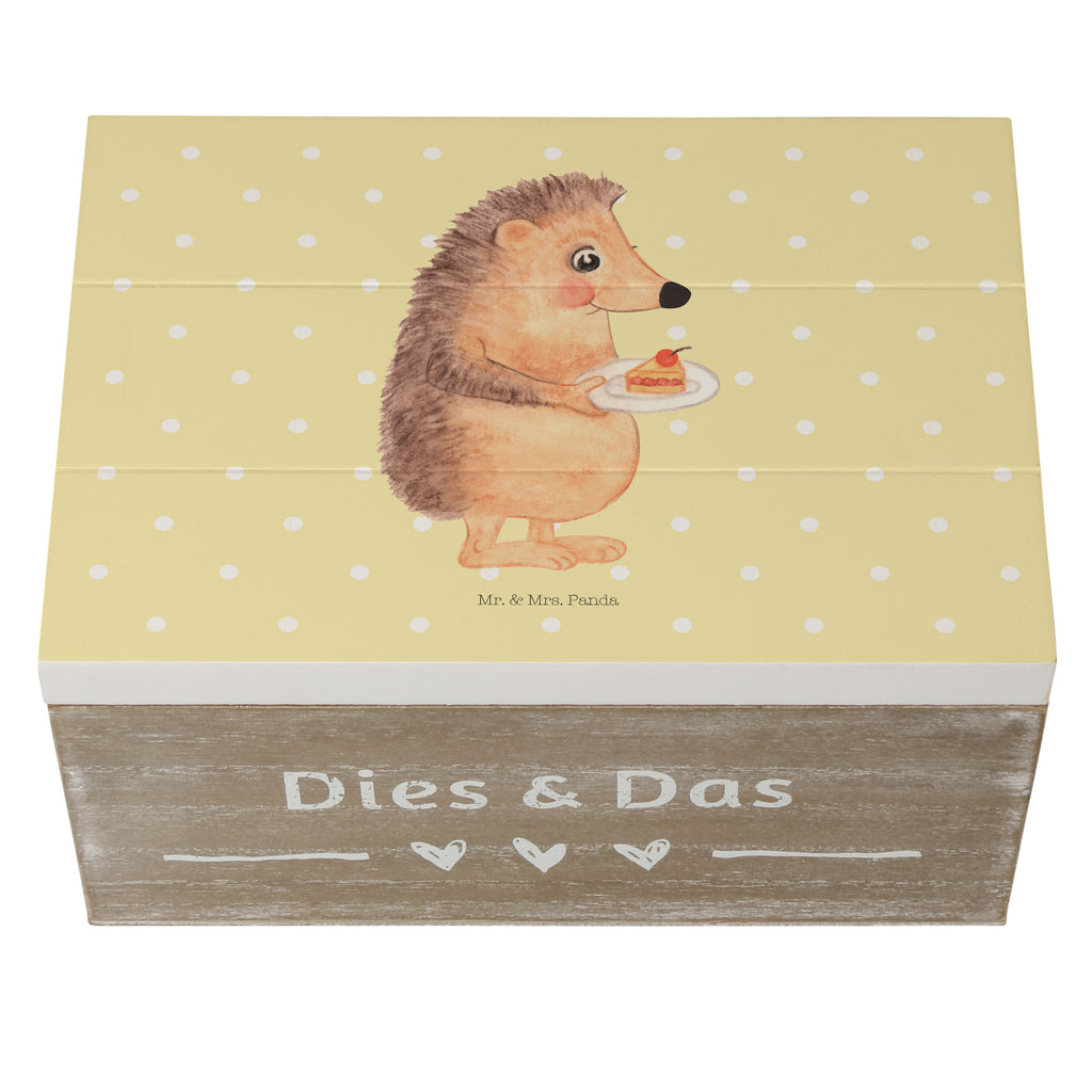 Holzkiste Igel mit Kuchenstück Holzkiste, Kiste, Schatzkiste, Truhe, Schatulle, XXL, Erinnerungsbox, Erinnerungskiste, Dekokiste, Aufbewahrungsbox, Tiermotive, Gute Laune, lustige Sprüche, Tiere, Igel, Essen Spruch, Kuchen, Backen Geschenk, Kuchen backen, Einladung Party, Geburtstagskuchen, Torte