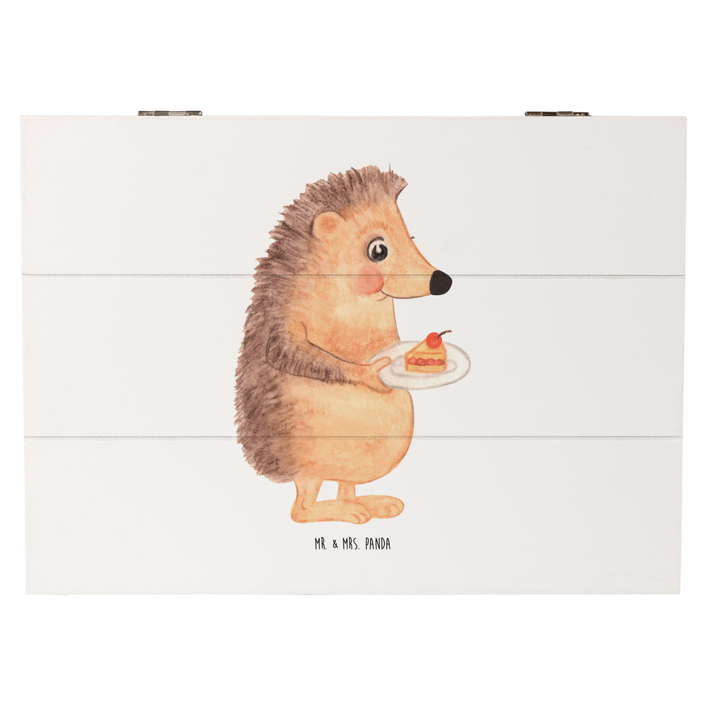Holzkiste Igel mit Kuchenstück Holzkiste, Kiste, Schatzkiste, Truhe, Schatulle, XXL, Erinnerungsbox, Erinnerungskiste, Dekokiste, Aufbewahrungsbox, Tiermotive, Gute Laune, lustige Sprüche, Tiere, Igel, Essen Spruch, Kuchen, Backen Geschenk, Kuchen backen, Einladung Party, Geburtstagskuchen, Torte