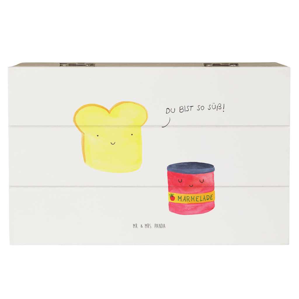Holzkiste Toast & Marmelade Holzkiste, Kiste, Schatzkiste, Truhe, Schatulle, XXL, Erinnerungsbox, Erinnerungskiste, Dekokiste, Aufbewahrungsbox, Tiermotive, Gute Laune, lustige Sprüche, Tiere, Toast, Marmelade, Dreamteam, süße Postkarte, süß, Küche Deko, Küche Spruch, Frühstück Einladung, Brot, Toastbrot