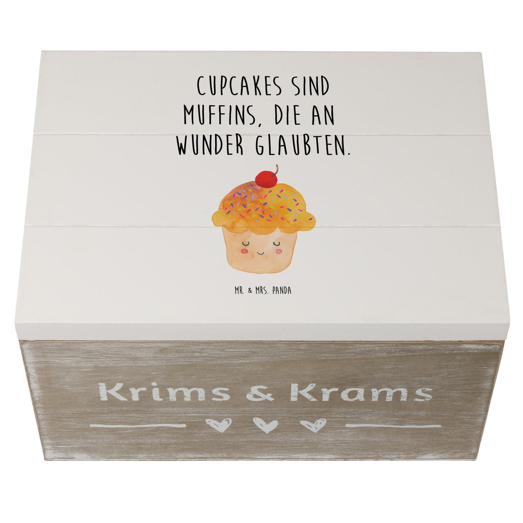 Holzkiste Cupcake Cupcakes, Muffin, Wunder, Küche Deko, Küche Spruch, Backen Geschenk, Geschenk Koch, Motivation Sprüche Holzkiste, Kiste, Schatzkiste, Truhe, Schatulle, XXL,  Erinnerungsbox, Erinnerungskiste, Dekokiste, Aufbewahrungsbox  süße Tiermotive, gute Laune, lustige Sprüche, Tiere