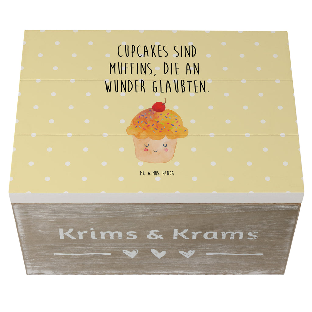Holzkiste Cupcake Cupcakes, Muffin, Wunder, Küche Deko, Küche Spruch, Backen Geschenk, Geschenk Koch, Motivation Sprüche Holzkiste, Kiste, Schatzkiste, Truhe, Schatulle, XXL,  Erinnerungsbox, Erinnerungskiste, Dekokiste, Aufbewahrungsbox  süße Tiermotive, gute Laune, lustige Sprüche, Tiere