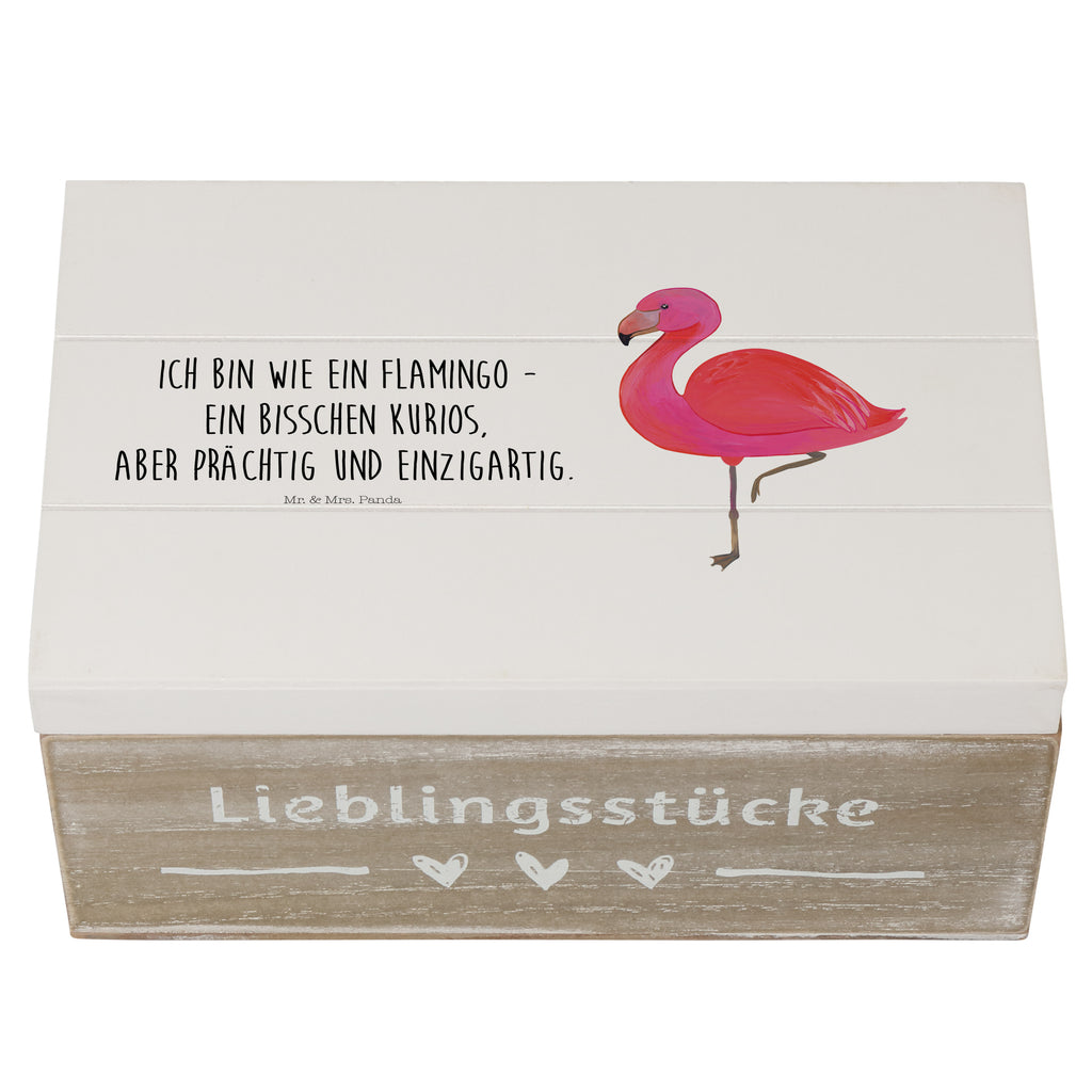 Holzkiste Flamingo classic Holzkiste, Kiste, Schatzkiste, Truhe, Schatulle, XXL, Erinnerungsbox, Erinnerungskiste, Dekokiste, Aufbewahrungsbox, Flamingo, Einzigartig, Selbstliebe, Stolz, ich, für mich, Spruch, Freundin, Freundinnen, Außenseiter, Sohn, Tochter, Geschwister