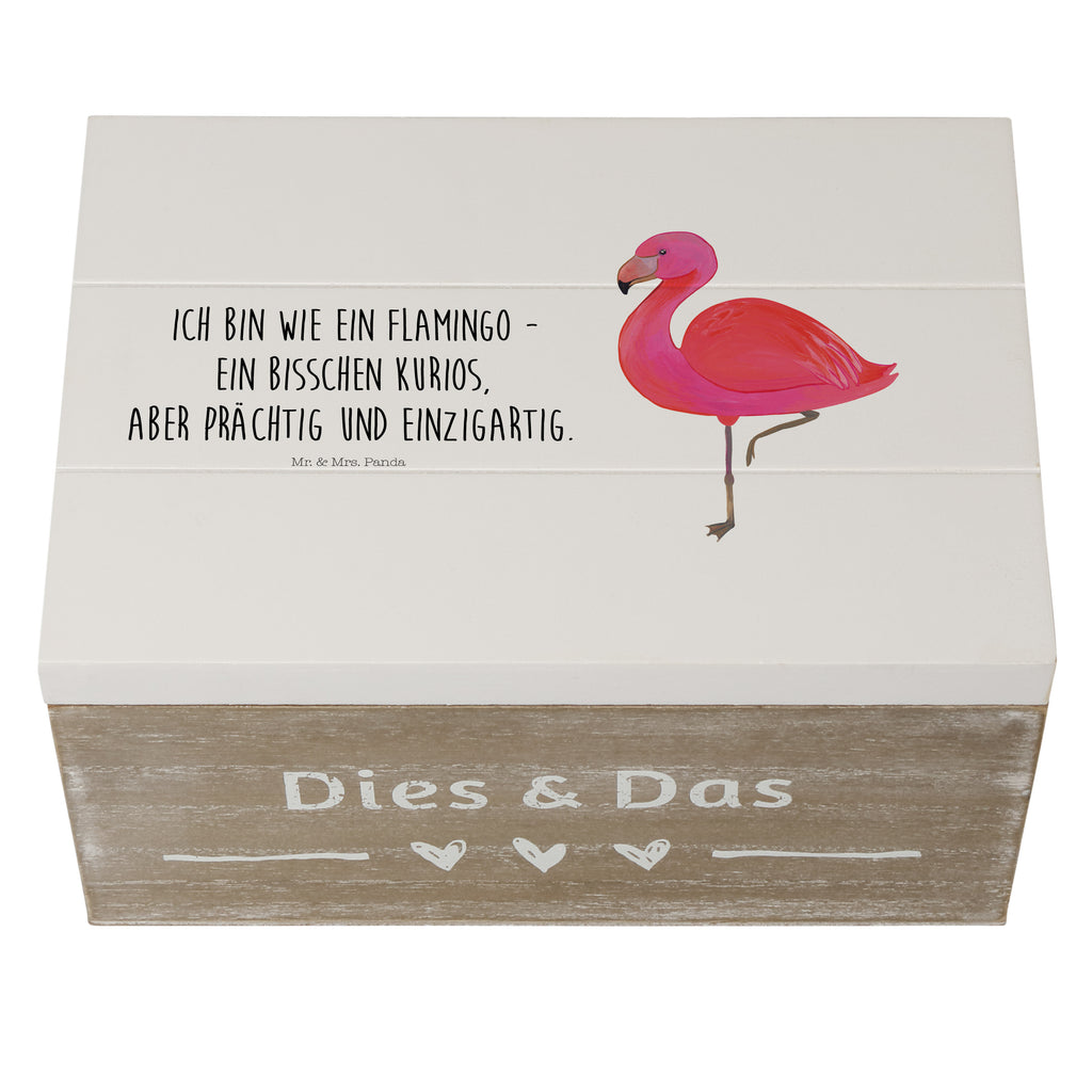 Holzkiste Flamingo classic Holzkiste, Kiste, Schatzkiste, Truhe, Schatulle, XXL, Erinnerungsbox, Erinnerungskiste, Dekokiste, Aufbewahrungsbox, Flamingo, Einzigartig, Selbstliebe, Stolz, ich, für mich, Spruch, Freundin, Freundinnen, Außenseiter, Sohn, Tochter, Geschwister