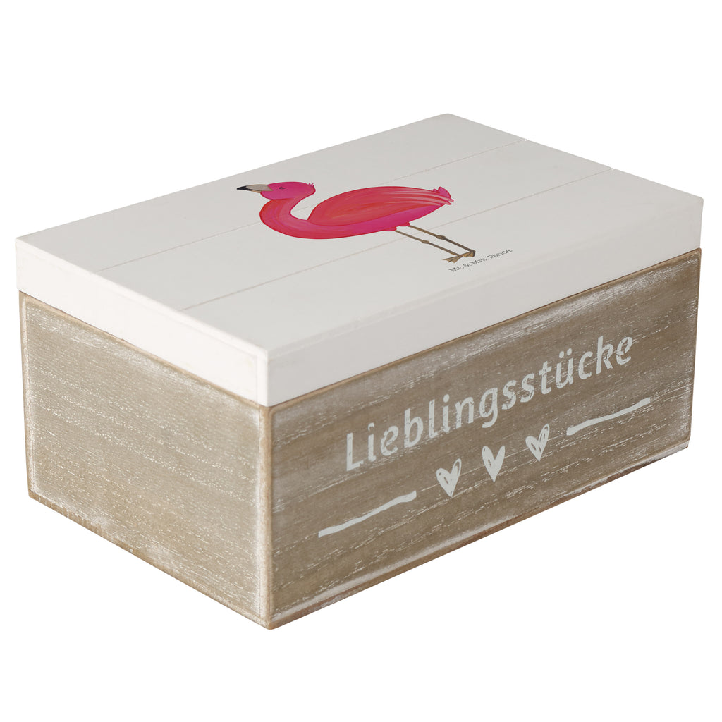 Holzkiste Flamingo stolz Holzkiste, Kiste, Schatzkiste, Truhe, Schatulle, XXL, Erinnerungsbox, Erinnerungskiste, Dekokiste, Aufbewahrungsbox, Flamingo, stolz, Freude, Selbstliebe, Selbstakzeptanz, Freundin, beste Freundin, Tochter, Mama, Schwester