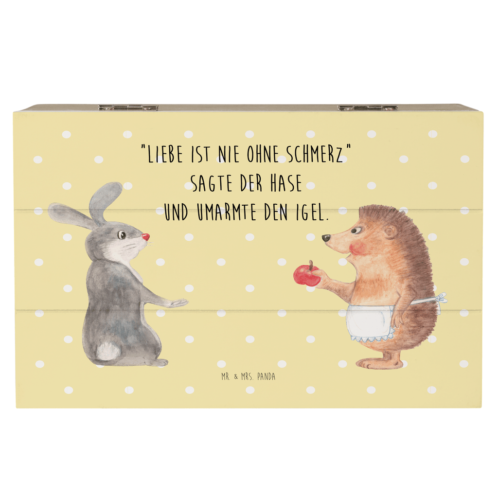 Holzkiste Liebe ist nie ohne Schmerz Holzkiste, Kiste, Schatzkiste, Truhe, Schatulle, XXL, Erinnerungsbox, Erinnerungskiste, Dekokiste, Aufbewahrungsbox, Tiermotive, Gute Laune, lustige Sprüche, Tiere, Igel und Hase, Igel, Hase, Liebe Spruch, Liebeskummer Geschenk, Herzschmerz, Trösten, Trennungsschmerz, Spruch romantisch