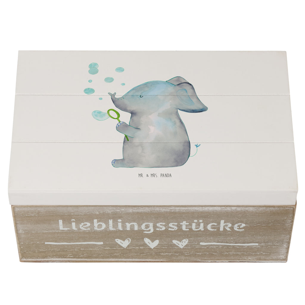 Holzkiste Elefant Seifenblasen Holzkiste, Kiste, Schatzkiste, Truhe, Schatulle, XXL, Erinnerungsbox, Erinnerungskiste, Dekokiste, Aufbewahrungsbox, Tiermotive, Gute Laune, lustige Sprüche, Tiere, Elefant, Elefanten, Dickhäter, Rüsseltier, Seifenblasen, Liebe, Heimat, Gefühl. Daheim, Liebesbeweis, Liebesspruch