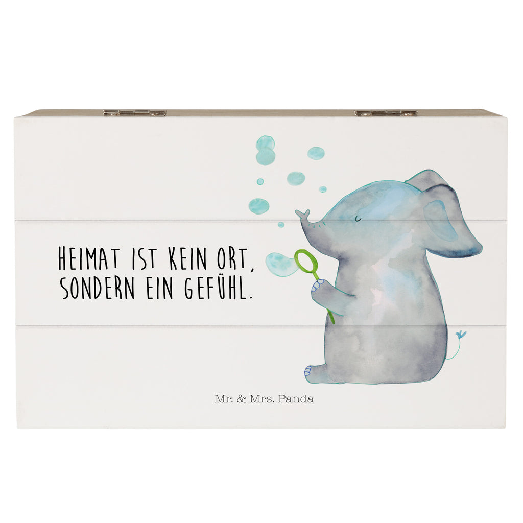 Holzkiste Elefant Seifenblasen Holzkiste, Kiste, Schatzkiste, Truhe, Schatulle, XXL, Erinnerungsbox, Erinnerungskiste, Dekokiste, Aufbewahrungsbox, Tiermotive, Gute Laune, lustige Sprüche, Tiere, Elefant, Elefanten, Dickhäter, Rüsseltier, Seifenblasen, Liebe, Heimat, Gefühl. Daheim, Liebesbeweis, Liebesspruch