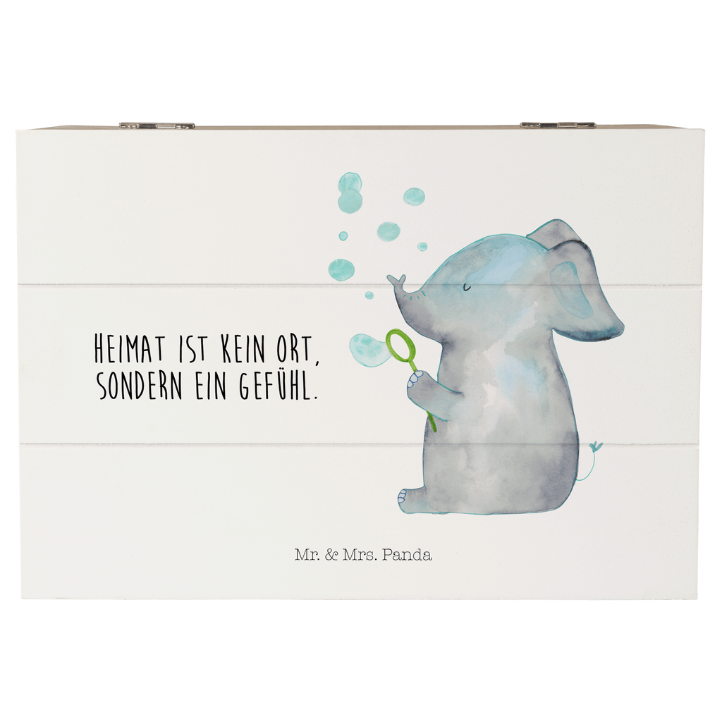 Holzkiste Elefant Seifenblasen Holzkiste, Kiste, Schatzkiste, Truhe, Schatulle, XXL, Erinnerungsbox, Erinnerungskiste, Dekokiste, Aufbewahrungsbox, Tiermotive, Gute Laune, lustige Sprüche, Tiere, Elefant, Elefanten, Dickhäter, Rüsseltier, Seifenblasen, Liebe, Heimat, Gefühl. Daheim, Liebesbeweis, Liebesspruch