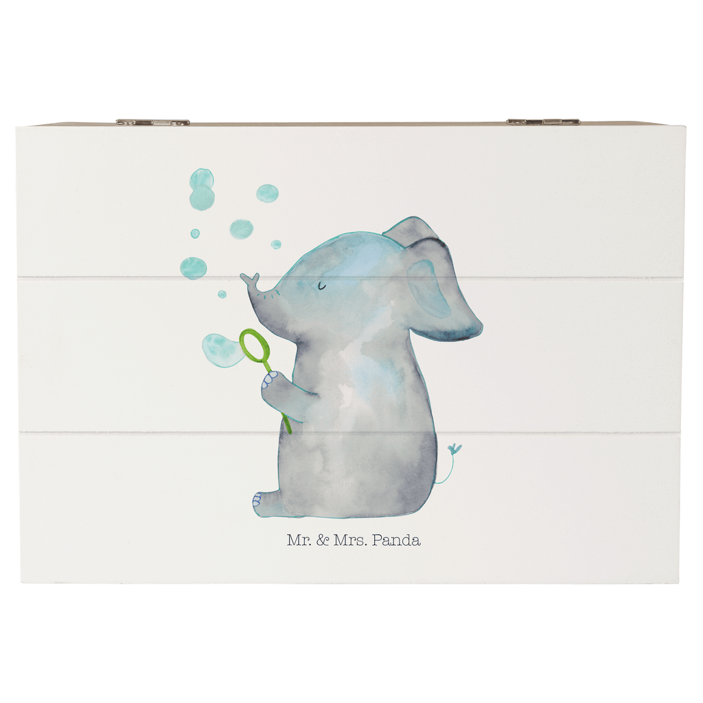 Holzkiste Elefant Seifenblasen Holzkiste, Kiste, Schatzkiste, Truhe, Schatulle, XXL, Erinnerungsbox, Erinnerungskiste, Dekokiste, Aufbewahrungsbox, Tiermotive, Gute Laune, lustige Sprüche, Tiere, Elefant, Elefanten, Dickhäter, Rüsseltier, Seifenblasen, Liebe, Heimat, Gefühl. Daheim, Liebesbeweis, Liebesspruch