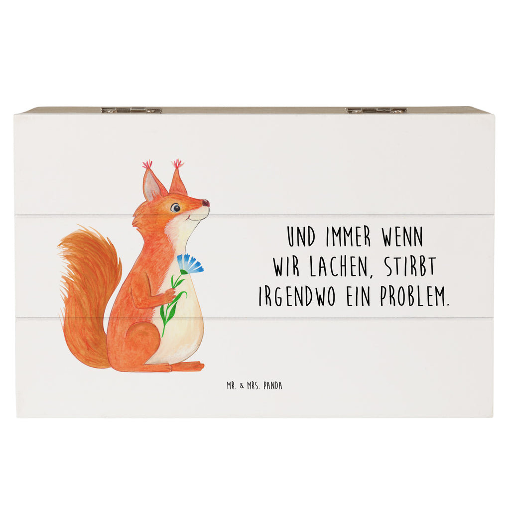 Holzkiste Eichhörnchen Blume Holzkiste, Kiste, Schatzkiste, Truhe, Schatulle, XXL, Erinnerungsbox, Erinnerungskiste, Dekokiste, Aufbewahrungsbox, Tiermotive, Gute Laune, lustige Sprüche, Tiere, Eichhörnchen, Eichhorn, Spruch positiv, Lachen, Spaß, Motivation Sprüche, Motivation Bilder, glücklich Spruch, Spruch Deko