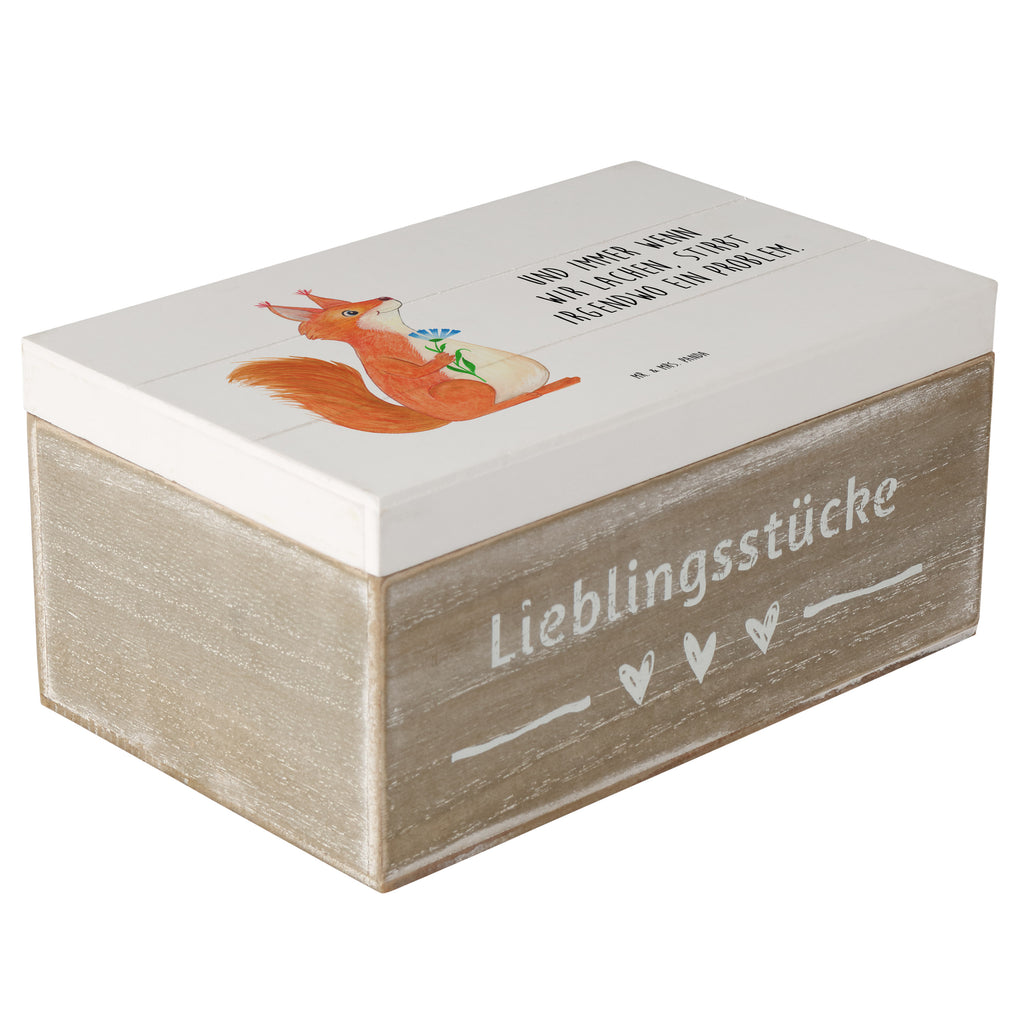 Holzkiste Eichhörnchen Blume Holzkiste, Kiste, Schatzkiste, Truhe, Schatulle, XXL, Erinnerungsbox, Erinnerungskiste, Dekokiste, Aufbewahrungsbox, Tiermotive, Gute Laune, lustige Sprüche, Tiere, Eichhörnchen, Eichhorn, Spruch positiv, Lachen, Spaß, Motivation Sprüche, Motivation Bilder, glücklich Spruch, Spruch Deko