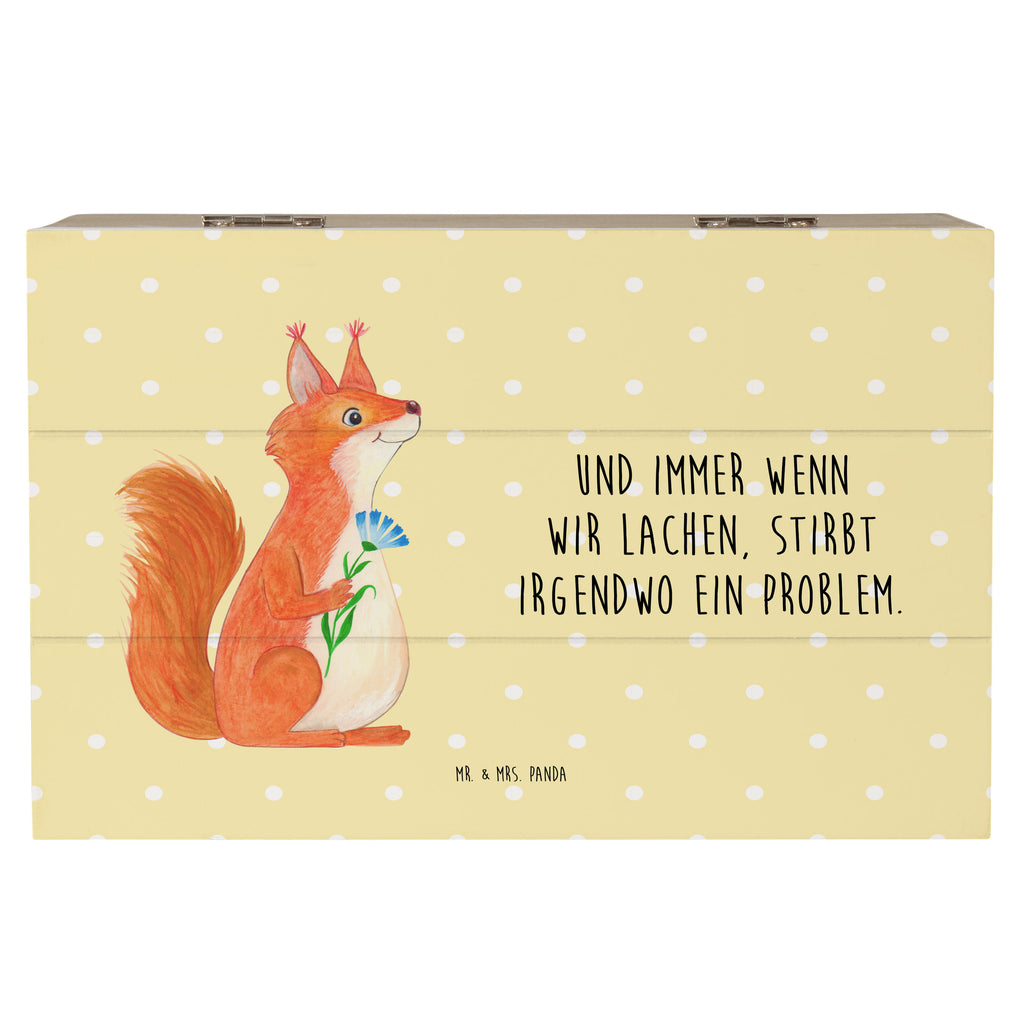 Holzkiste Eichhörnchen Blume Holzkiste, Kiste, Schatzkiste, Truhe, Schatulle, XXL, Erinnerungsbox, Erinnerungskiste, Dekokiste, Aufbewahrungsbox, Tiermotive, Gute Laune, lustige Sprüche, Tiere, Eichhörnchen, Eichhorn, Spruch positiv, Lachen, Spaß, Motivation Sprüche, Motivation Bilder, glücklich Spruch, Spruch Deko