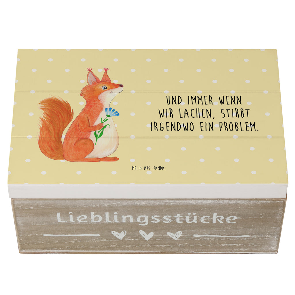 Holzkiste Eichhörnchen Blume Holzkiste, Kiste, Schatzkiste, Truhe, Schatulle, XXL, Erinnerungsbox, Erinnerungskiste, Dekokiste, Aufbewahrungsbox, Tiermotive, Gute Laune, lustige Sprüche, Tiere, Eichhörnchen, Eichhorn, Spruch positiv, Lachen, Spaß, Motivation Sprüche, Motivation Bilder, glücklich Spruch, Spruch Deko