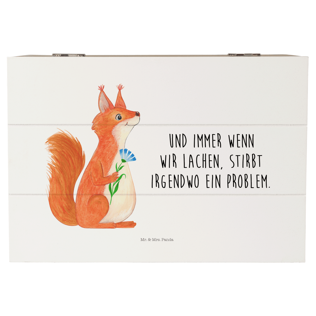 Holzkiste Eichhörnchen Blume Holzkiste, Kiste, Schatzkiste, Truhe, Schatulle, XXL, Erinnerungsbox, Erinnerungskiste, Dekokiste, Aufbewahrungsbox, Tiermotive, Gute Laune, lustige Sprüche, Tiere, Eichhörnchen, Eichhorn, Spruch positiv, Lachen, Spaß, Motivation Sprüche, Motivation Bilder, glücklich Spruch, Spruch Deko