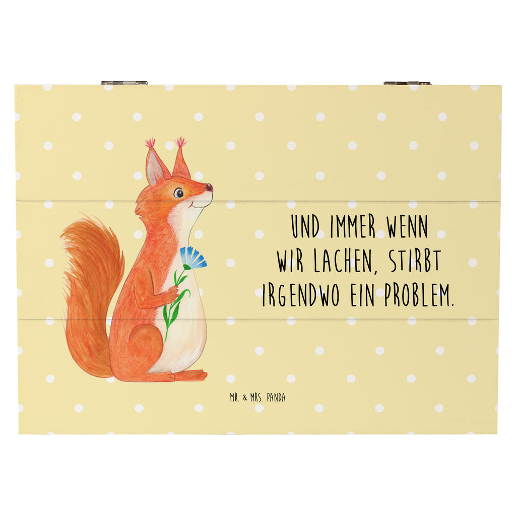 Holzkiste Eichhörnchen Blume Holzkiste, Kiste, Schatzkiste, Truhe, Schatulle, XXL, Erinnerungsbox, Erinnerungskiste, Dekokiste, Aufbewahrungsbox, Tiermotive, Gute Laune, lustige Sprüche, Tiere, Eichhörnchen, Eichhorn, Spruch positiv, Lachen, Spaß, Motivation Sprüche, Motivation Bilder, glücklich Spruch, Spruch Deko