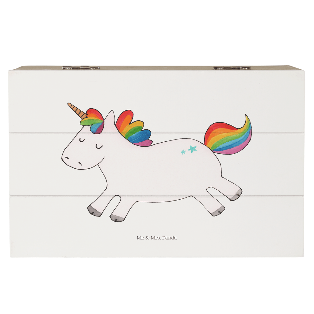Holzkiste Einhorn Happy Holzkiste, Kiste, Schatzkiste, Truhe, Schatulle, XXL, Erinnerungsbox, Erinnerungskiste, Dekokiste, Aufbewahrungsbox, Einhorn, Einhörner, Einhorn Deko, Pegasus, Unicorn, glücklich, fröhlich, Spaß, Freude, Lebensfreude, witzig, spannend, Lächeln, Lachen