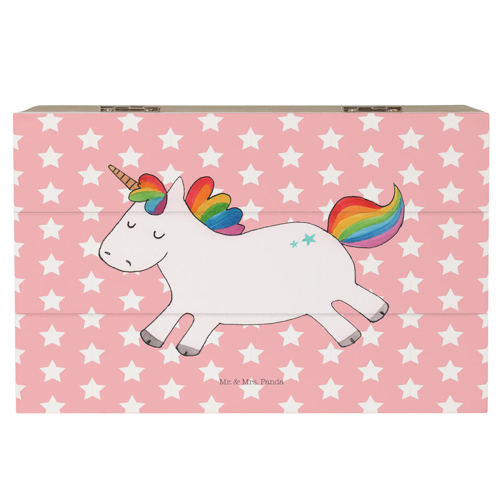 Holzkiste Einhorn Happy Holzkiste, Kiste, Schatzkiste, Truhe, Schatulle, XXL, Erinnerungsbox, Erinnerungskiste, Dekokiste, Aufbewahrungsbox, Einhorn, Einhörner, Einhorn Deko, Pegasus, Unicorn, glücklich, fröhlich, Spaß, Freude, Lebensfreude, witzig, spannend, Lächeln, Lachen