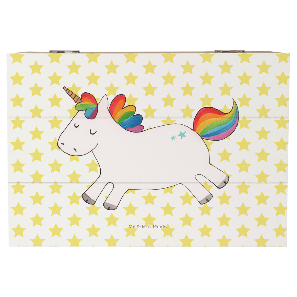 Holzkiste Einhorn Happy Holzkiste, Kiste, Schatzkiste, Truhe, Schatulle, XXL, Erinnerungsbox, Erinnerungskiste, Dekokiste, Aufbewahrungsbox, Einhorn, Einhörner, Einhorn Deko, Pegasus, Unicorn, glücklich, fröhlich, Spaß, Freude, Lebensfreude, witzig, spannend, Lächeln, Lachen