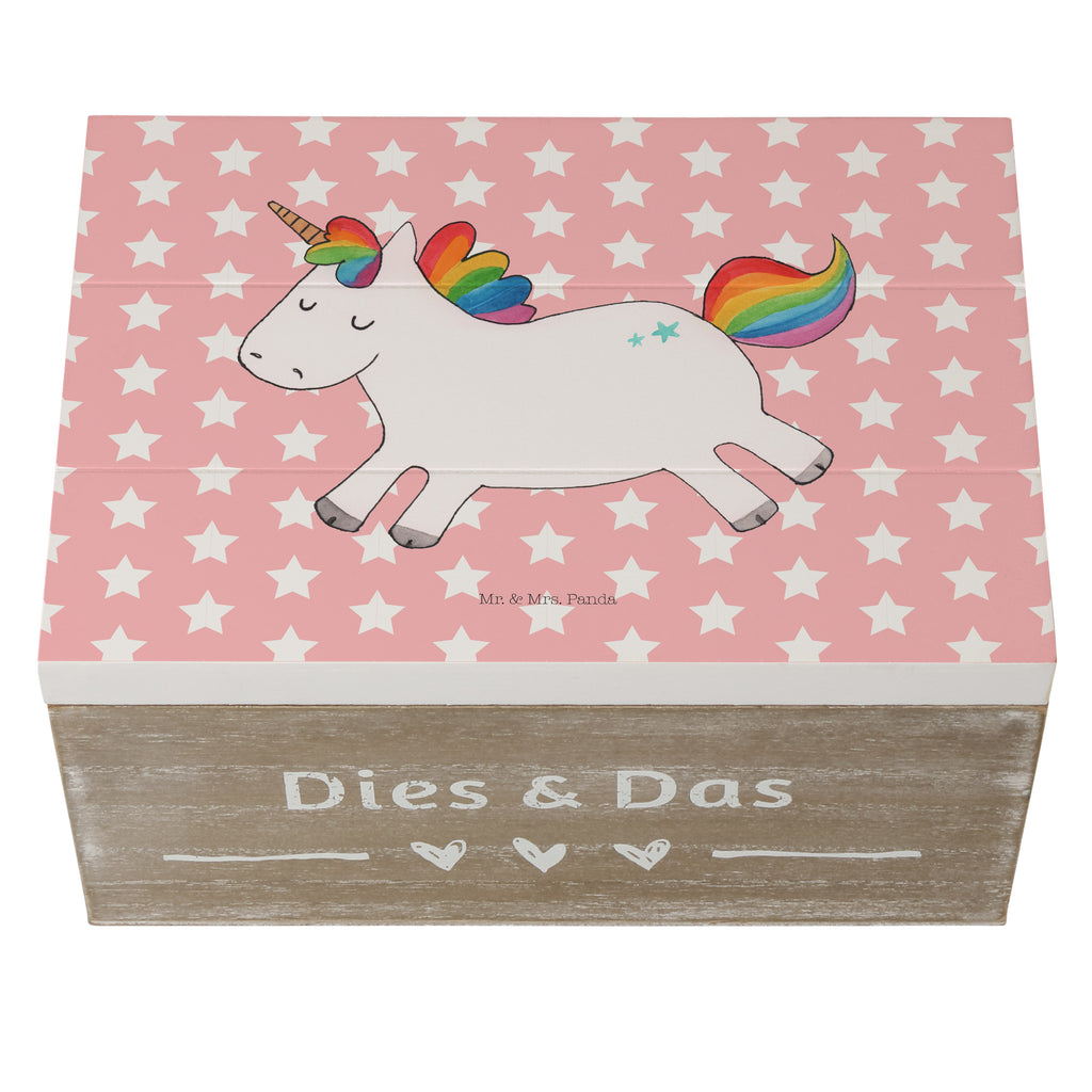 Holzkiste Einhorn Happy Holzkiste, Kiste, Schatzkiste, Truhe, Schatulle, XXL, Erinnerungsbox, Erinnerungskiste, Dekokiste, Aufbewahrungsbox, Einhorn, Einhörner, Einhorn Deko, Pegasus, Unicorn, glücklich, fröhlich, Spaß, Freude, Lebensfreude, witzig, spannend, Lächeln, Lachen