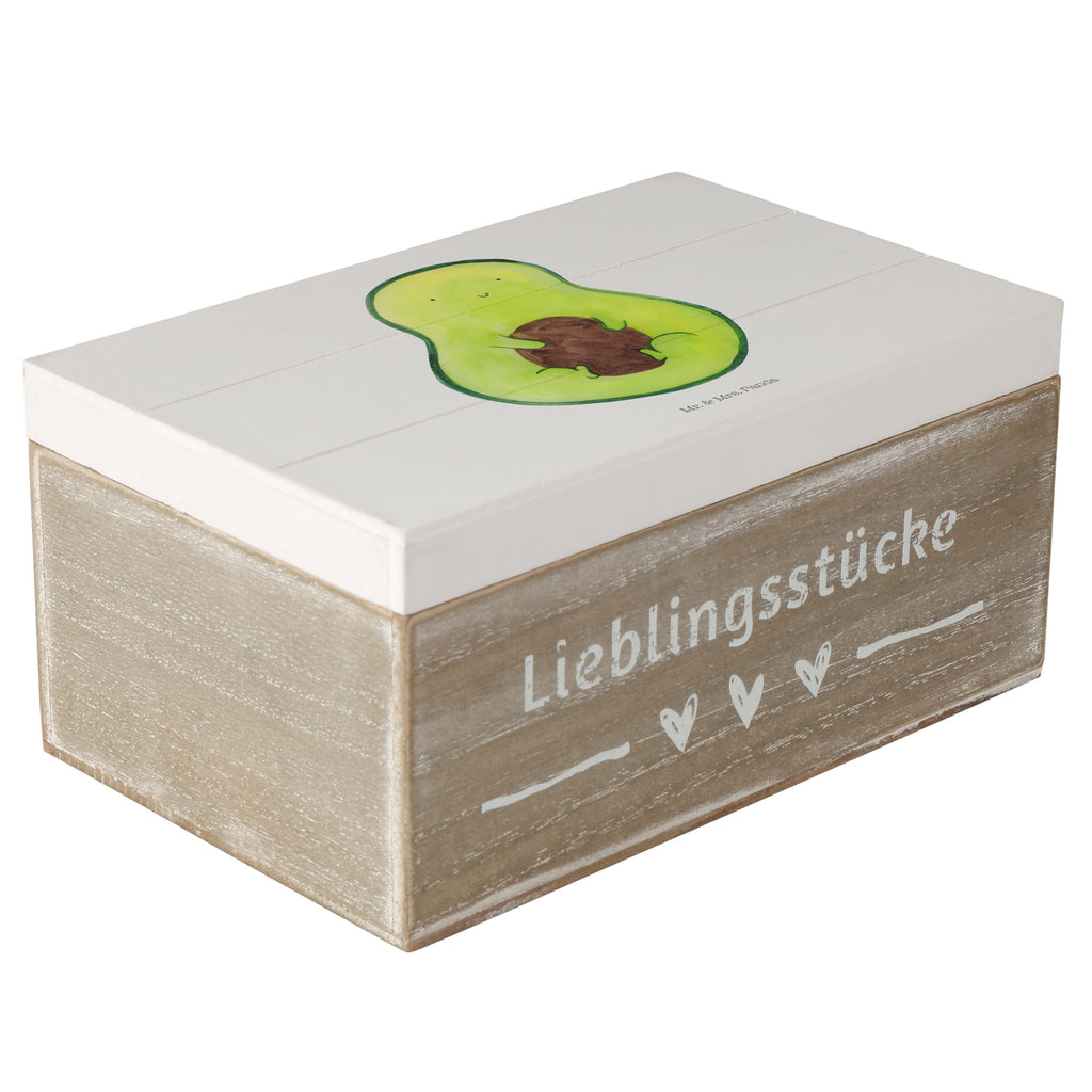 Holzkiste Avocado mit Kern Holzkiste, Kiste, Schatzkiste, Truhe, Schatulle, XXL, Erinnerungsbox, Erinnerungskiste, Dekokiste, Aufbewahrungsbox, Avocado, Veggie, Vegan, Gesund, Avokado, Avocadokern, Kern, Pflanze, Spruch Leben