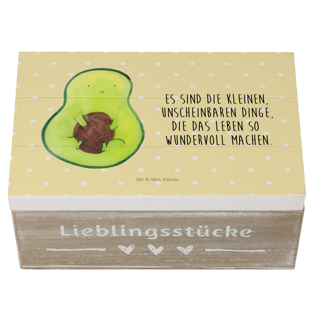 Holzkiste Avocado mit Kern Holzkiste, Kiste, Schatzkiste, Truhe, Schatulle, XXL, Erinnerungsbox, Erinnerungskiste, Dekokiste, Aufbewahrungsbox, Avocado, Veggie, Vegan, Gesund, Avokado, Avocadokern, Kern, Pflanze, Spruch Leben