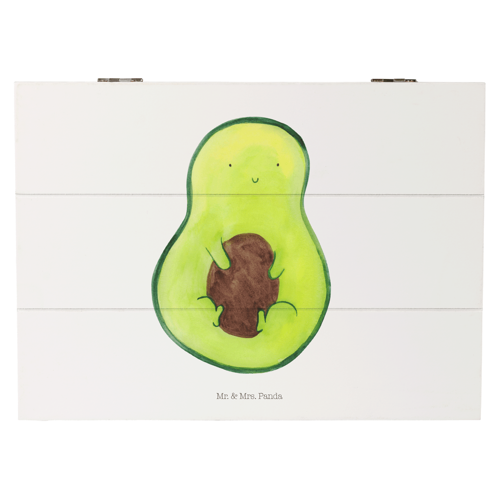 Holzkiste Avocado mit Kern Holzkiste, Kiste, Schatzkiste, Truhe, Schatulle, XXL, Erinnerungsbox, Erinnerungskiste, Dekokiste, Aufbewahrungsbox, Avocado, Veggie, Vegan, Gesund, Avokado, Avocadokern, Kern, Pflanze, Spruch Leben