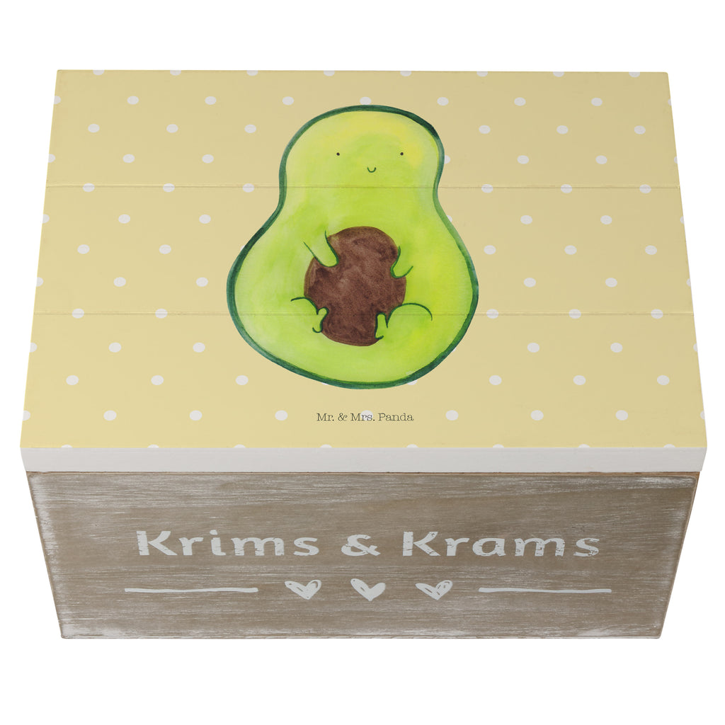Holzkiste Avocado mit Kern Holzkiste, Kiste, Schatzkiste, Truhe, Schatulle, XXL, Erinnerungsbox, Erinnerungskiste, Dekokiste, Aufbewahrungsbox, Avocado, Veggie, Vegan, Gesund, Avokado, Avocadokern, Kern, Pflanze, Spruch Leben