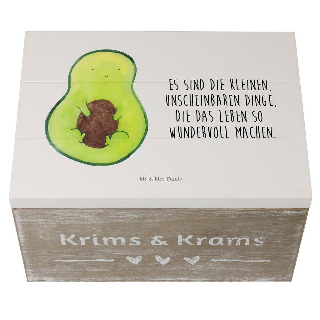 Holzkiste Avocado mit Kern Holzkiste, Kiste, Schatzkiste, Truhe, Schatulle, XXL, Erinnerungsbox, Erinnerungskiste, Dekokiste, Aufbewahrungsbox, Avocado, Veggie, Vegan, Gesund, Avokado, Avocadokern, Kern, Pflanze, Spruch Leben