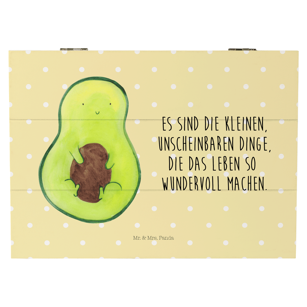 Holzkiste Avocado mit Kern Holzkiste, Kiste, Schatzkiste, Truhe, Schatulle, XXL, Erinnerungsbox, Erinnerungskiste, Dekokiste, Aufbewahrungsbox, Avocado, Veggie, Vegan, Gesund, Avokado, Avocadokern, Kern, Pflanze, Spruch Leben