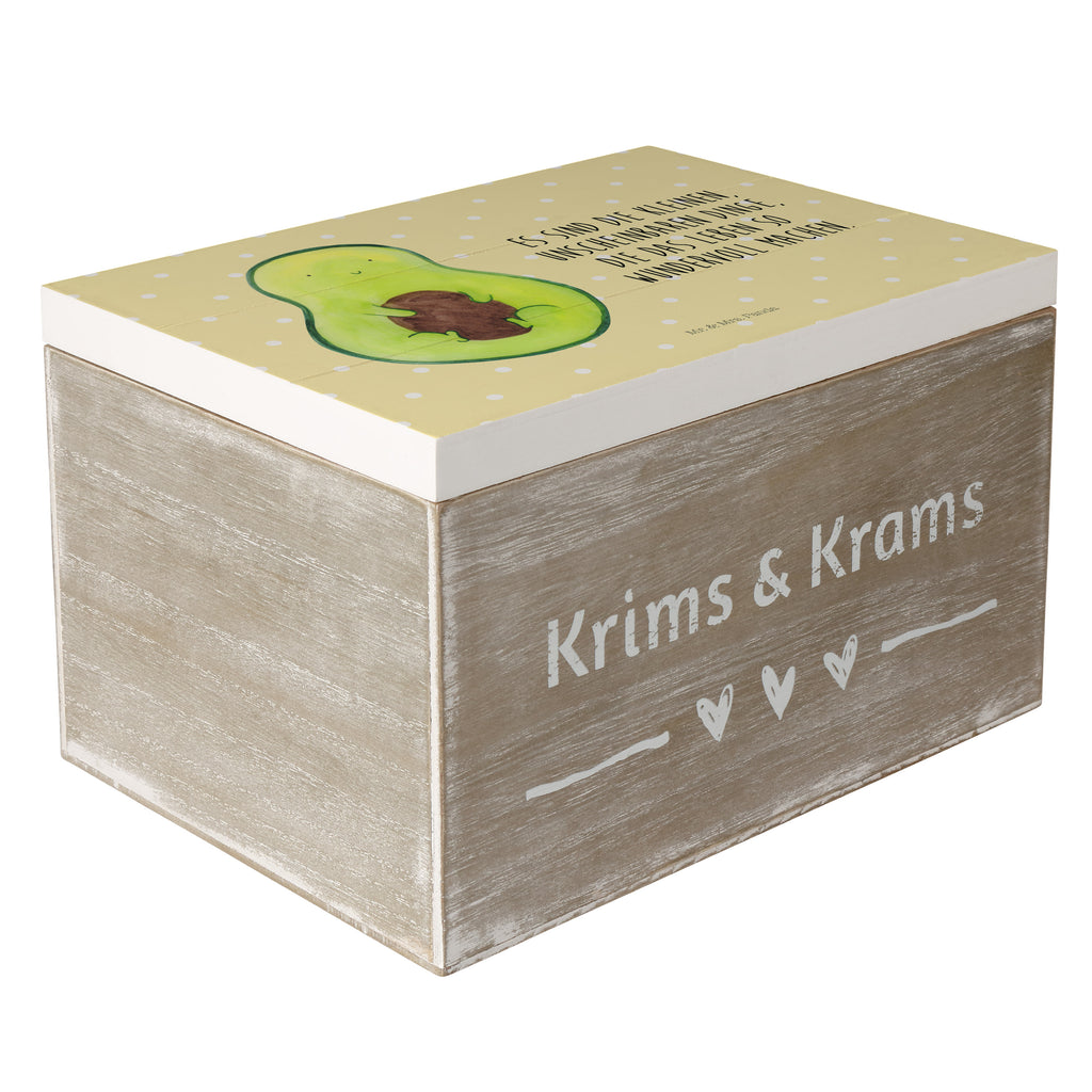 Holzkiste Avocado mit Kern Holzkiste, Kiste, Schatzkiste, Truhe, Schatulle, XXL, Erinnerungsbox, Erinnerungskiste, Dekokiste, Aufbewahrungsbox, Avocado, Veggie, Vegan, Gesund, Avokado, Avocadokern, Kern, Pflanze, Spruch Leben