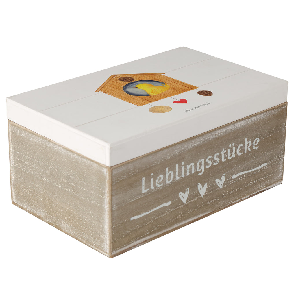 Holzkiste Vogelhaus sweet Home Holzkiste, Kiste, Schatzkiste, Truhe, Schatulle, XXL, Erinnerungsbox, Erinnerungskiste, Dekokiste, Aufbewahrungsbox, Tiermotive, Gute Laune, lustige Sprüche, Tiere, Vogelhaus, Vogel, Home sweet Home, Einzug, Umzug, Geschenk, Einzugsgeschenk, Hausbau, Haus