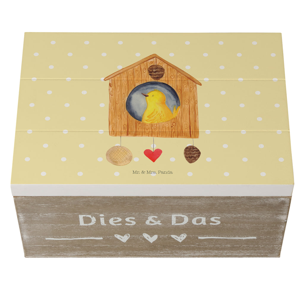 Holzkiste Vogelhaus Holzkiste, Kiste, Schatzkiste, Truhe, Schatulle, XXL, Erinnerungsbox, Erinnerungskiste, Dekokiste, Aufbewahrungsbox, Tiermotive, Gute Laune, lustige Sprüche, Tiere, Vogel, Vögel, Vogelhaus, Vogelhäuschen, Home sweet home, Zuhause, Nest, Eigenheim, Familie, Wohnung, Haus, unser Haus, Lieblingsort, Castle