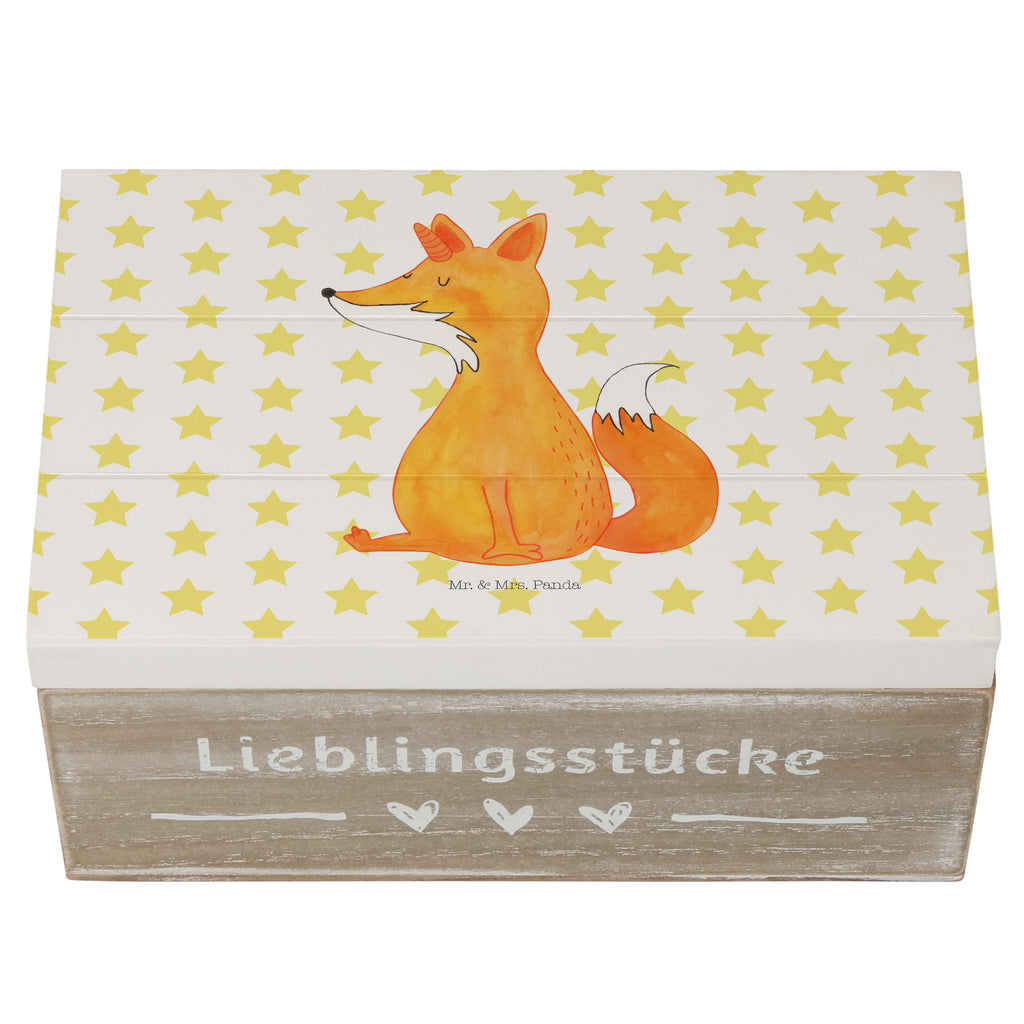 Holzkiste Fuchshörnchen Holzkiste, Kiste, Schatzkiste, Truhe, Schatulle, XXL, Erinnerungsbox, Erinnerungskiste, Dekokiste, Aufbewahrungsbox, Einhorn, Einhörner, Einhorn Deko, Pegasus, Unicorn, Fuchs, Unicorns, Fuchshörnchen, Fuchshorn, Foxycorn, Füchse
