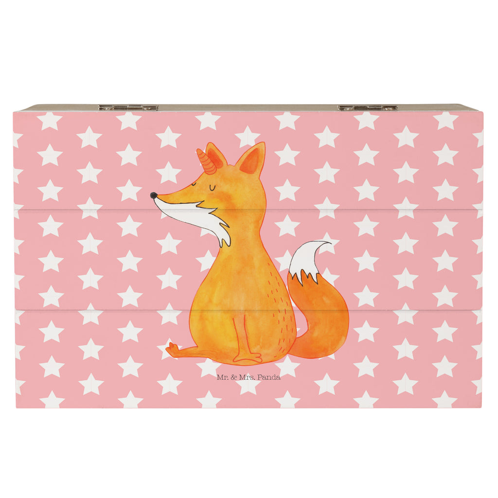 Holzkiste Fuchshörnchen Holzkiste, Kiste, Schatzkiste, Truhe, Schatulle, XXL, Erinnerungsbox, Erinnerungskiste, Dekokiste, Aufbewahrungsbox, Einhorn, Einhörner, Einhorn Deko, Pegasus, Unicorn, Fuchs, Unicorns, Fuchshörnchen, Fuchshorn, Foxycorn, Füchse