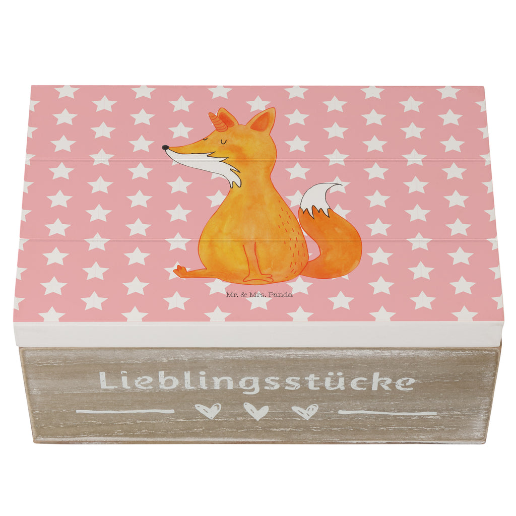 Holzkiste Fuchshörnchen Holzkiste, Kiste, Schatzkiste, Truhe, Schatulle, XXL, Erinnerungsbox, Erinnerungskiste, Dekokiste, Aufbewahrungsbox, Einhorn, Einhörner, Einhorn Deko, Pegasus, Unicorn, Fuchs, Unicorns, Fuchshörnchen, Fuchshorn, Foxycorn, Füchse