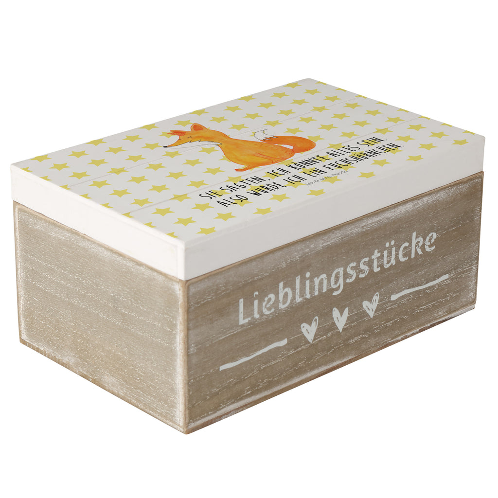Holzkiste Fuchshörnchen Holzkiste, Kiste, Schatzkiste, Truhe, Schatulle, XXL, Erinnerungsbox, Erinnerungskiste, Dekokiste, Aufbewahrungsbox, Einhorn, Einhörner, Einhorn Deko, Pegasus, Unicorn, Fuchs, Unicorns, Fuchshörnchen, Fuchshorn, Foxycorn, Füchse