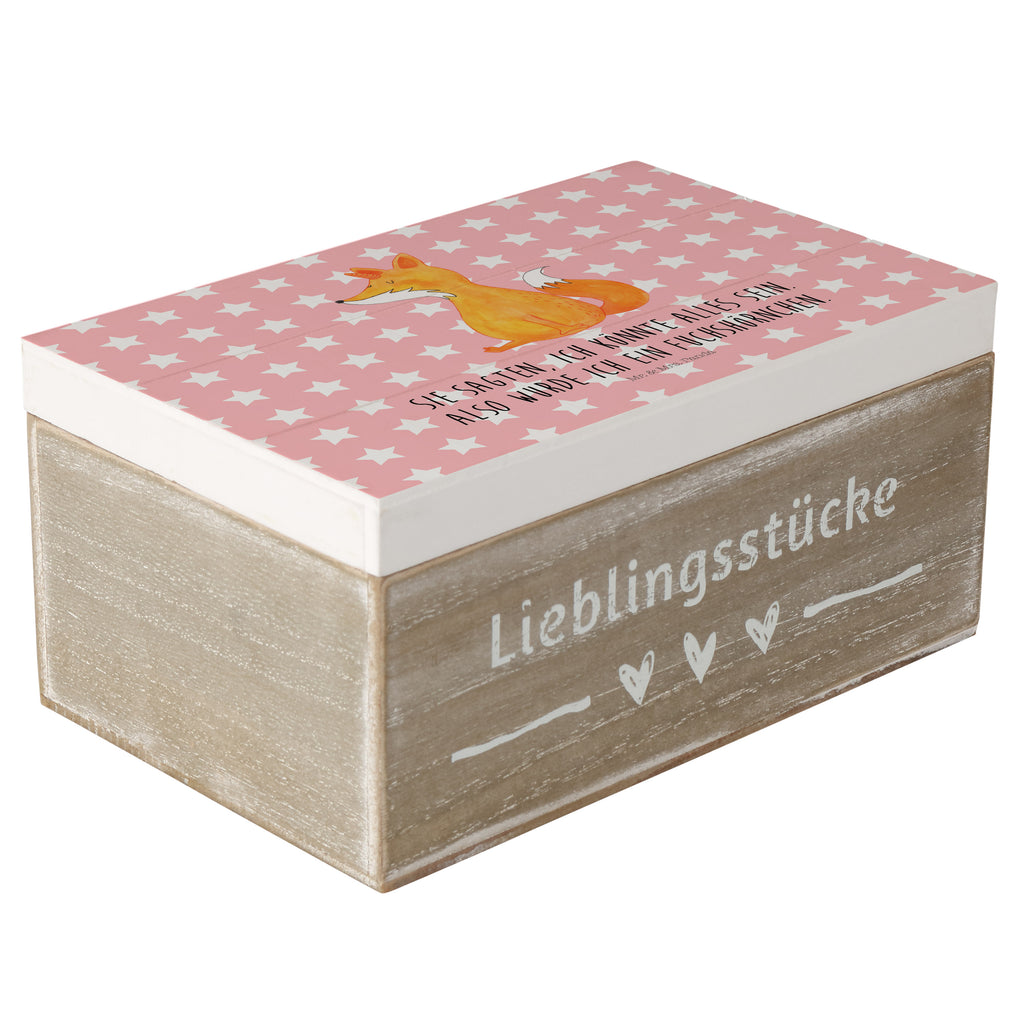 Holzkiste Fuchshörnchen Holzkiste, Kiste, Schatzkiste, Truhe, Schatulle, XXL, Erinnerungsbox, Erinnerungskiste, Dekokiste, Aufbewahrungsbox, Einhorn, Einhörner, Einhorn Deko, Pegasus, Unicorn, Fuchs, Unicorns, Fuchshörnchen, Fuchshorn, Foxycorn, Füchse