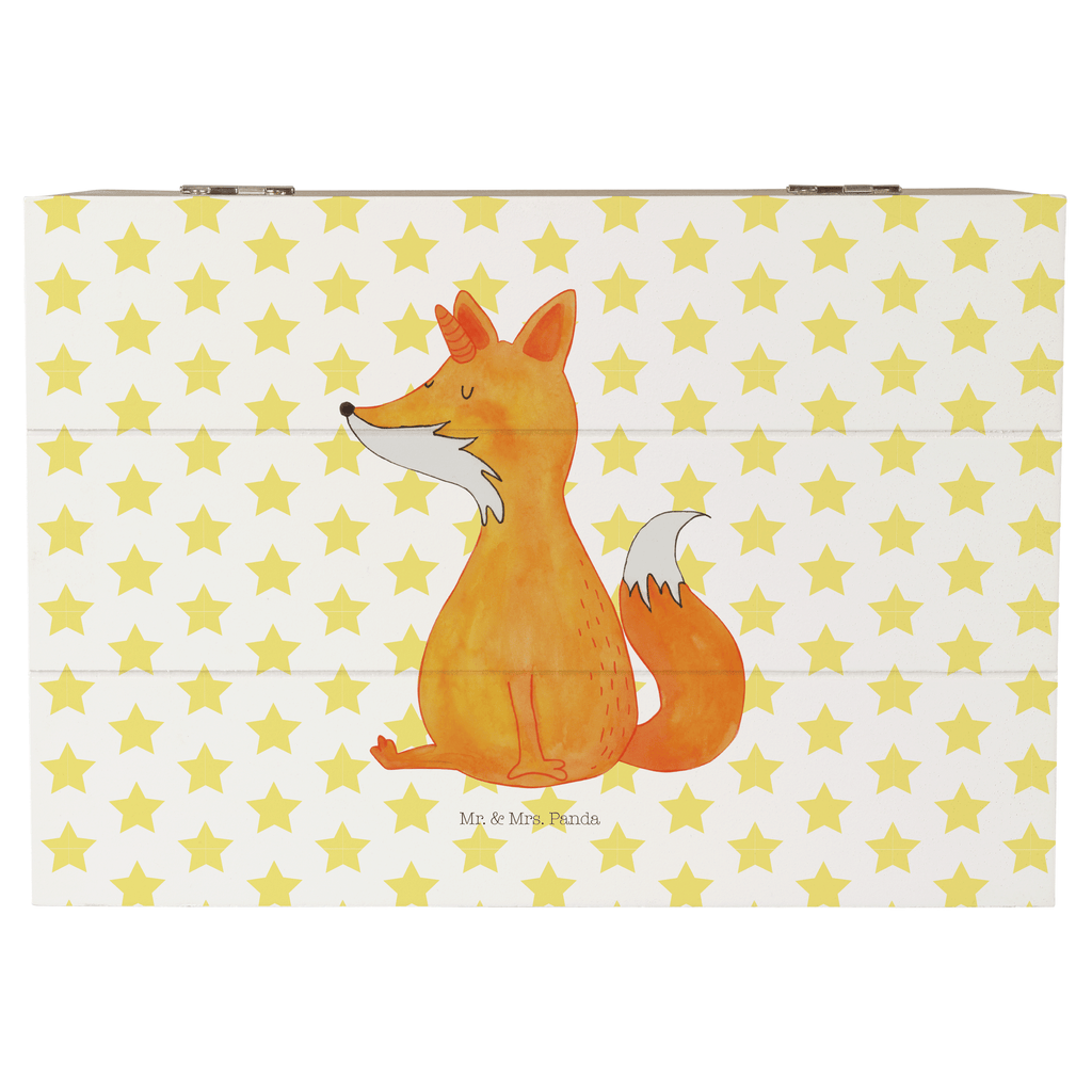 Holzkiste Fuchshörnchen Holzkiste, Kiste, Schatzkiste, Truhe, Schatulle, XXL, Erinnerungsbox, Erinnerungskiste, Dekokiste, Aufbewahrungsbox, Einhorn, Einhörner, Einhorn Deko, Pegasus, Unicorn, Fuchs, Unicorns, Fuchshörnchen, Fuchshorn, Foxycorn, Füchse