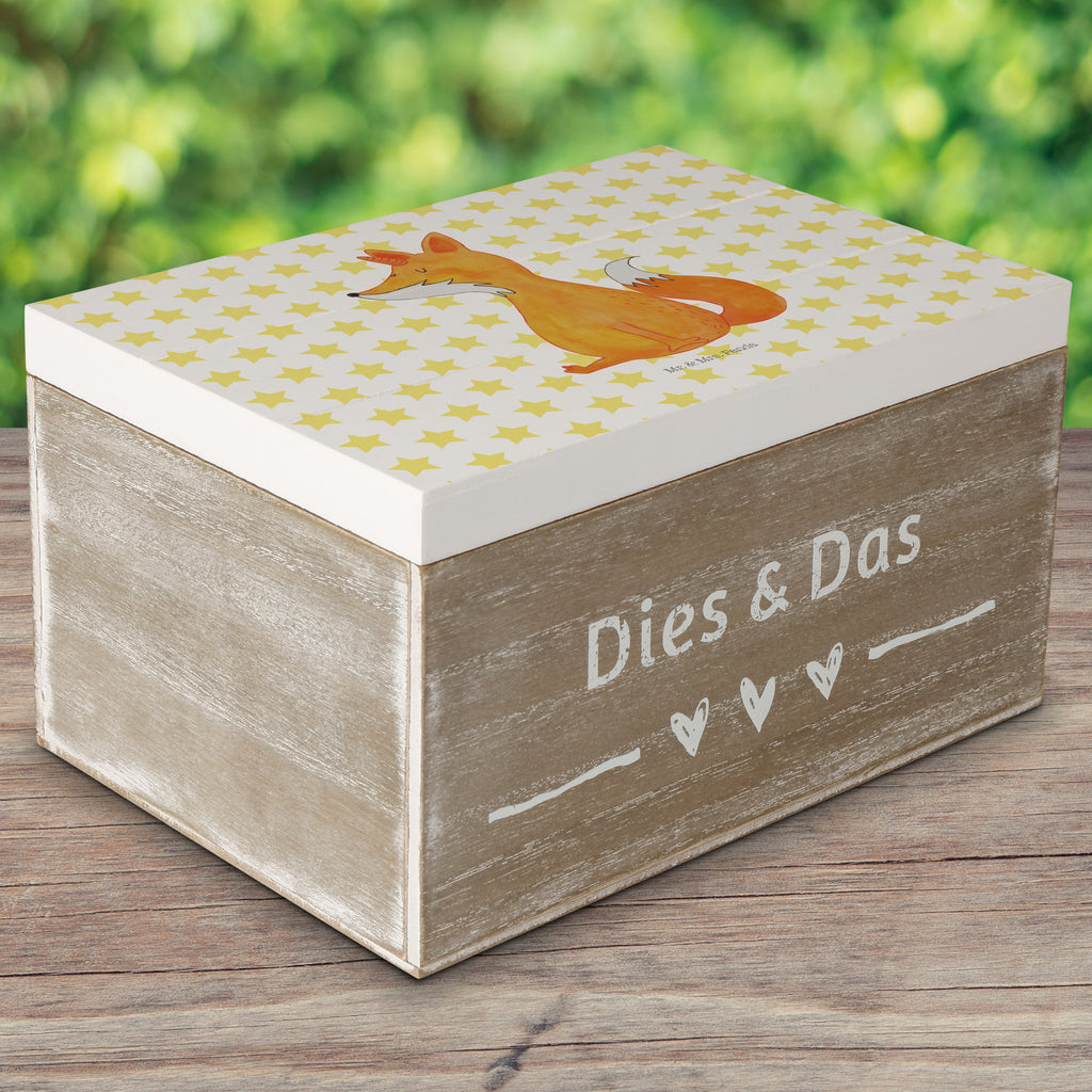 Holzkiste Fuchshörnchen Holzkiste, Kiste, Schatzkiste, Truhe, Schatulle, XXL, Erinnerungsbox, Erinnerungskiste, Dekokiste, Aufbewahrungsbox, Einhorn, Einhörner, Einhorn Deko, Pegasus, Unicorn, Fuchs, Unicorns, Fuchshörnchen, Fuchshorn, Foxycorn, Füchse