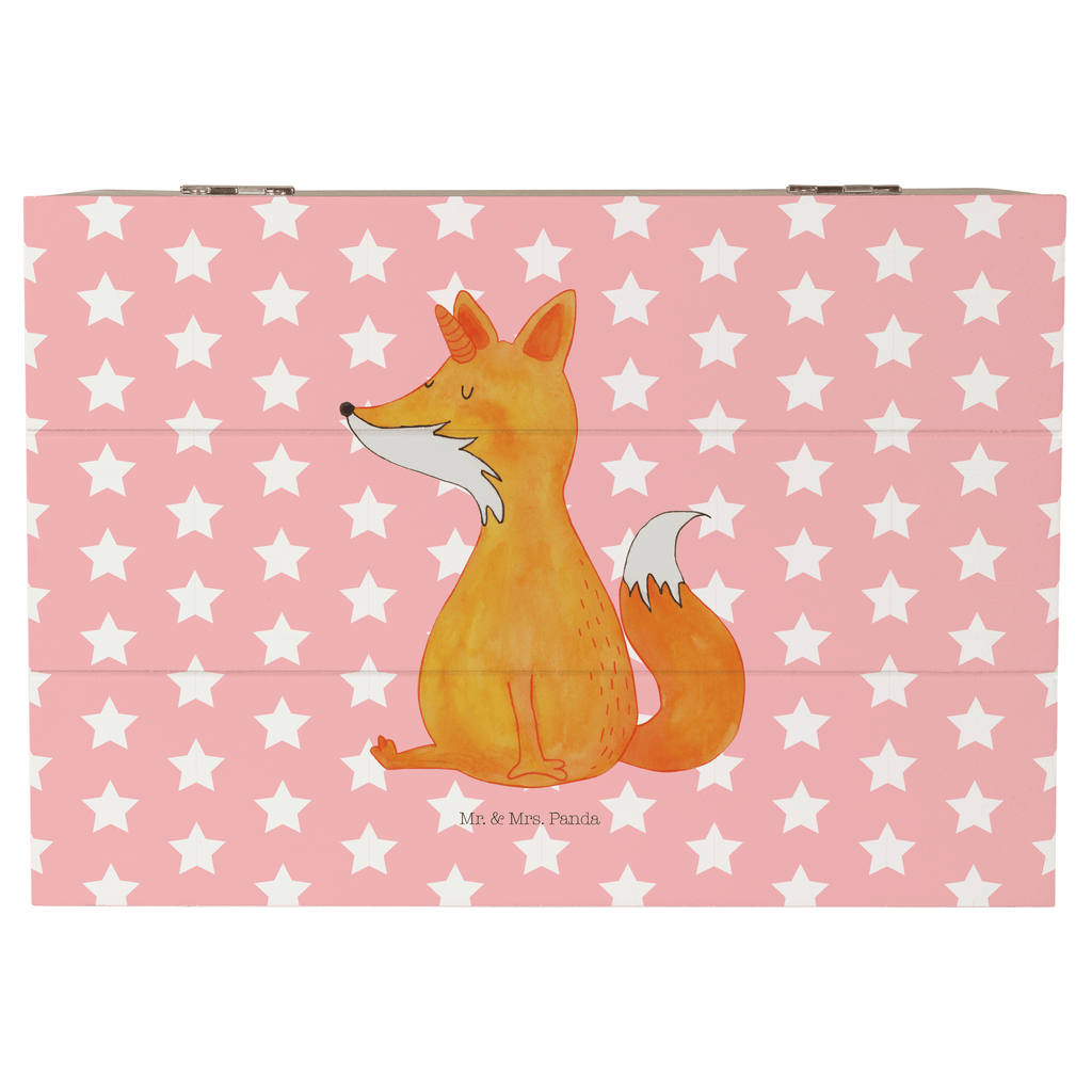 Holzkiste Fuchshörnchen Holzkiste, Kiste, Schatzkiste, Truhe, Schatulle, XXL, Erinnerungsbox, Erinnerungskiste, Dekokiste, Aufbewahrungsbox, Einhorn, Einhörner, Einhorn Deko, Pegasus, Unicorn, Fuchs, Unicorns, Fuchshörnchen, Fuchshorn, Foxycorn, Füchse