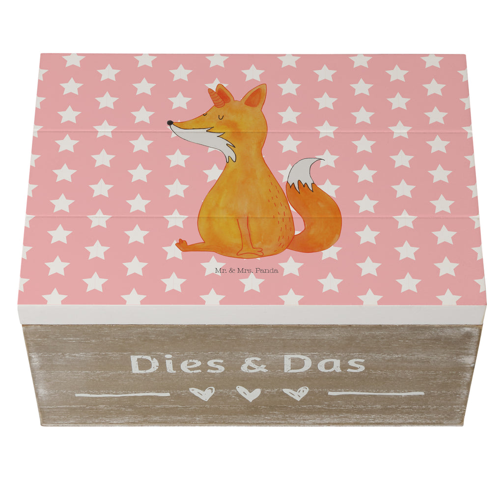 Holzkiste Fuchshörnchen Holzkiste, Kiste, Schatzkiste, Truhe, Schatulle, XXL, Erinnerungsbox, Erinnerungskiste, Dekokiste, Aufbewahrungsbox, Einhorn, Einhörner, Einhorn Deko, Pegasus, Unicorn, Fuchs, Unicorns, Fuchshörnchen, Fuchshorn, Foxycorn, Füchse