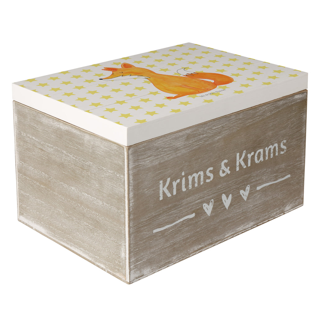 Holzkiste Fuchshörnchen Holzkiste, Kiste, Schatzkiste, Truhe, Schatulle, XXL, Erinnerungsbox, Erinnerungskiste, Dekokiste, Aufbewahrungsbox, Einhorn, Einhörner, Einhorn Deko, Pegasus, Unicorn, Fuchs, Unicorns, Fuchshörnchen, Fuchshorn, Foxycorn, Füchse