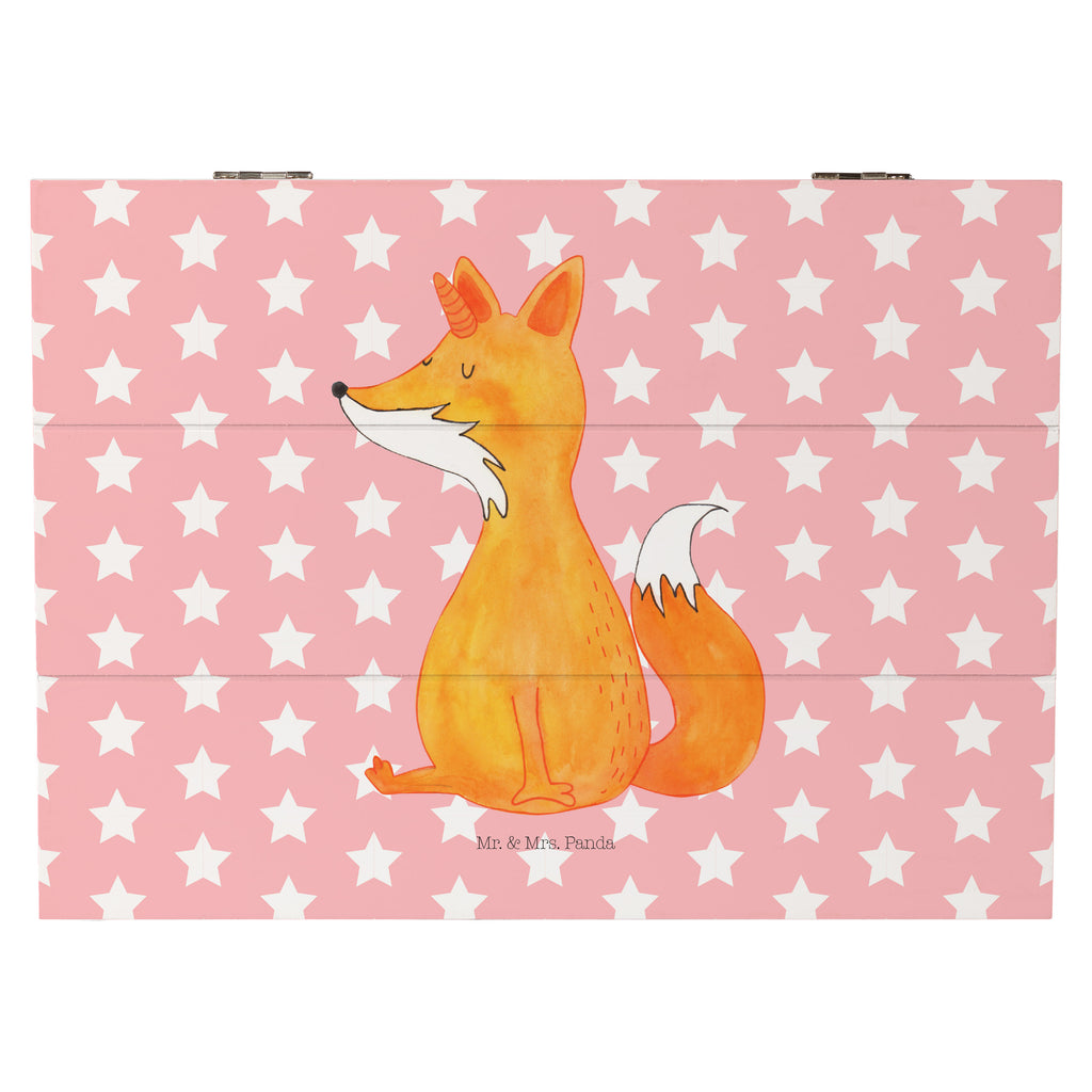 Holzkiste Fuchshörnchen Holzkiste, Kiste, Schatzkiste, Truhe, Schatulle, XXL, Erinnerungsbox, Erinnerungskiste, Dekokiste, Aufbewahrungsbox, Einhorn, Einhörner, Einhorn Deko, Pegasus, Unicorn, Fuchs, Unicorns, Fuchshörnchen, Fuchshorn, Foxycorn, Füchse