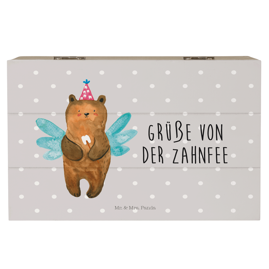 Holzkiste Zahnfee Bär Holzkiste, Kiste, Schatzkiste, Truhe, Schatulle, XXL, Erinnerungsbox, Erinnerungskiste, Dekokiste, Aufbewahrungsbox, Bär, Teddy, Teddybär, Zahnfee, Fee, Milchzahn, Erster Zahn