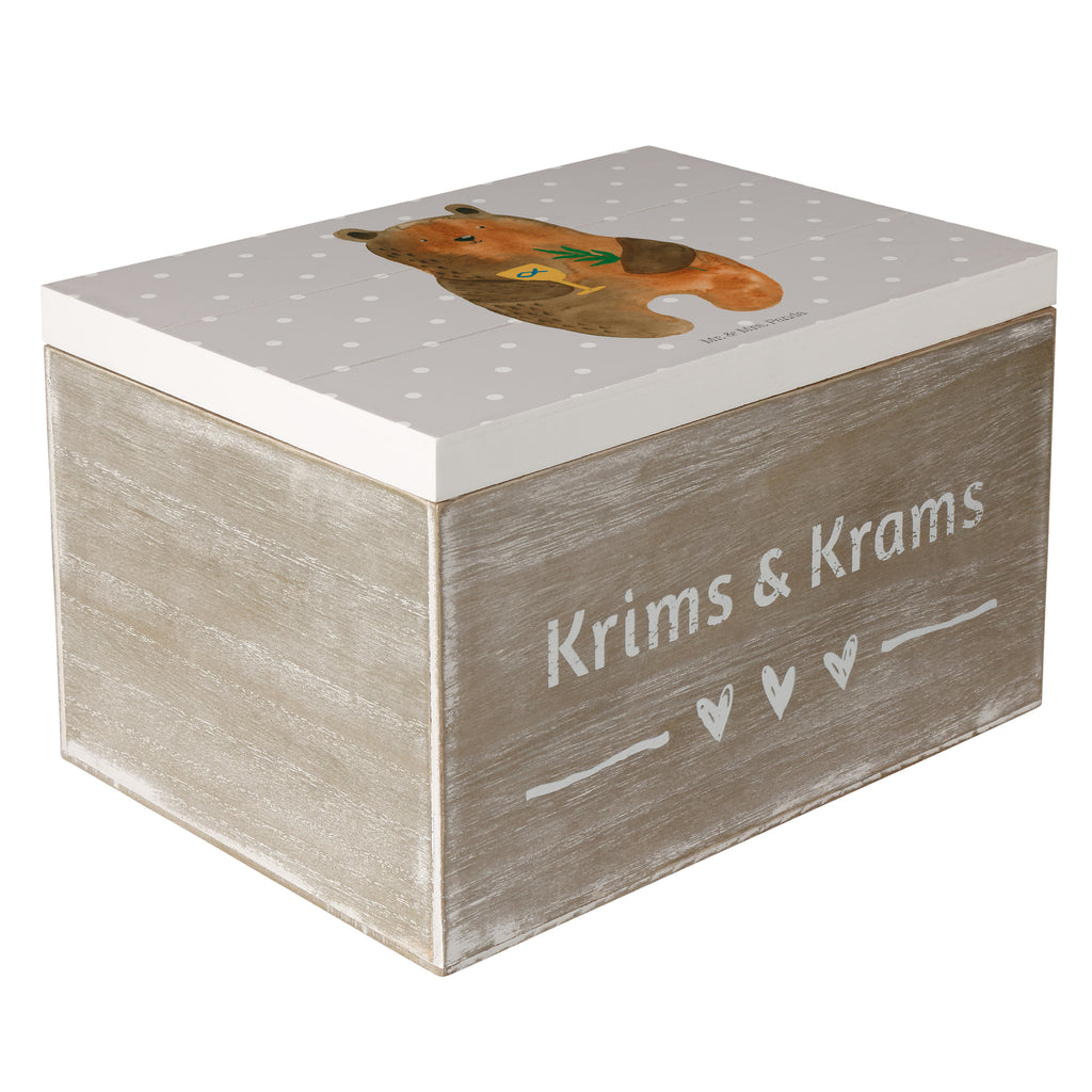 Holzkiste Konfirmation-Bär Holzkiste, Kiste, Schatzkiste, Truhe, Schatulle, XXL, Erinnerungsbox, Erinnerungskiste, Dekokiste, Aufbewahrungsbox, Bär, Teddy, Teddybär, Konfirmation, Kirche, evangelisch, Gottesdienst