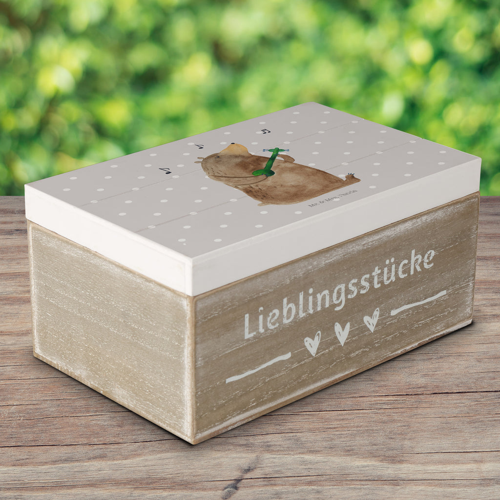 Holzkiste Bär Lied Holzkiste, Kiste, Schatzkiste, Truhe, Schatulle, XXL, Erinnerungsbox, Erinnerungskiste, Dekokiste, Aufbewahrungsbox, Bär, Teddy, Teddybär, Bärchen, Bear, Liebeslied, Lied, Song, Valentinstag, Valentine, Geschenk, Partner, Liebe, Freundin, Frau, Herz, Spruch