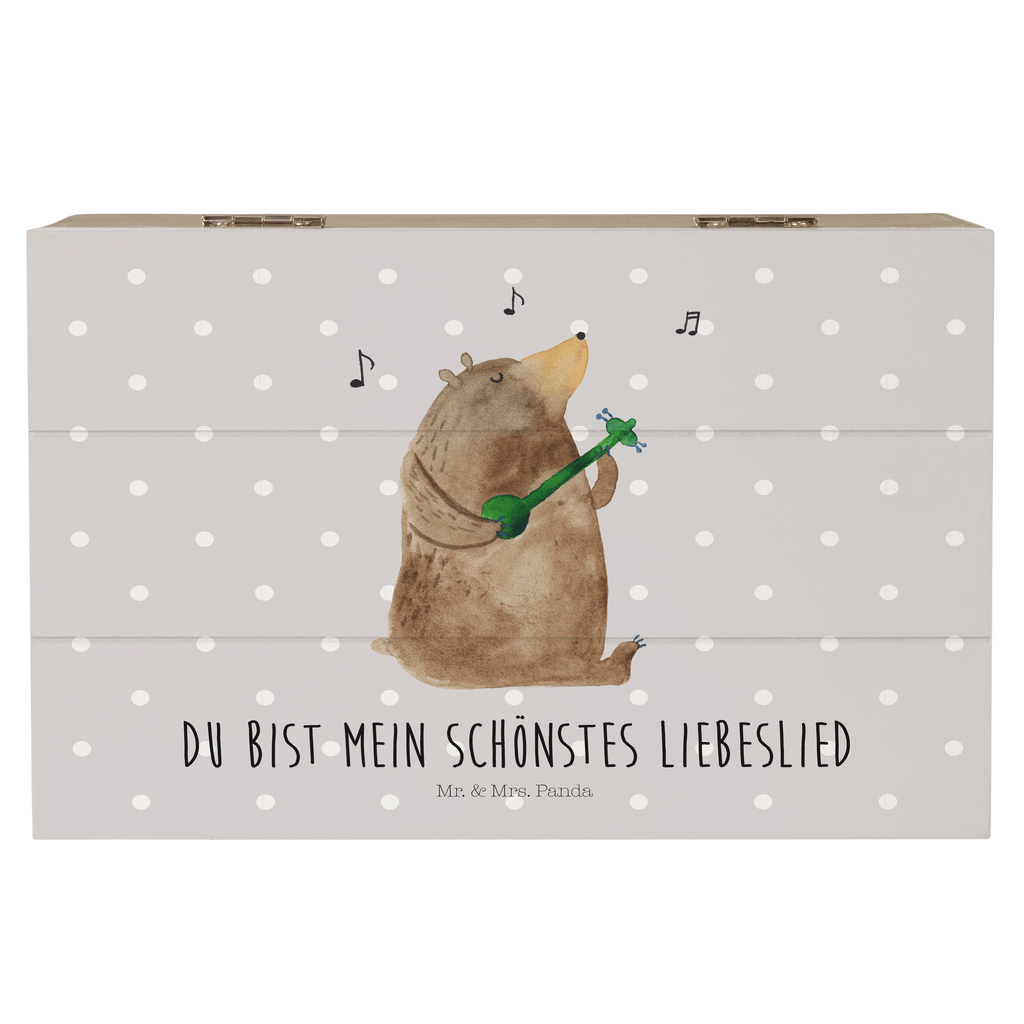 Holzkiste Bär Lied Holzkiste, Kiste, Schatzkiste, Truhe, Schatulle, XXL, Erinnerungsbox, Erinnerungskiste, Dekokiste, Aufbewahrungsbox, Bär, Teddy, Teddybär, Bärchen, Bear, Liebeslied, Lied, Song, Valentinstag, Valentine, Geschenk, Partner, Liebe, Freundin, Frau, Herz, Spruch