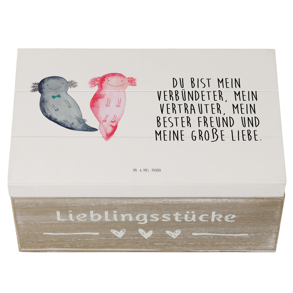 Holzkiste Axolotl Axel+Lotte Holzkiste, Kiste, Schatzkiste, Truhe, Schatulle, XXL, Erinnerungsbox, Erinnerungskiste, Dekokiste, Aufbewahrungsbox, Axolotl, Molch, Axolot, Schwanzlurch, Lurch, Lurche, Liebe, große Liebe, Liebesbeweis, Freund, Verlobter, Ehemann, Jahrestag, Valentinstag