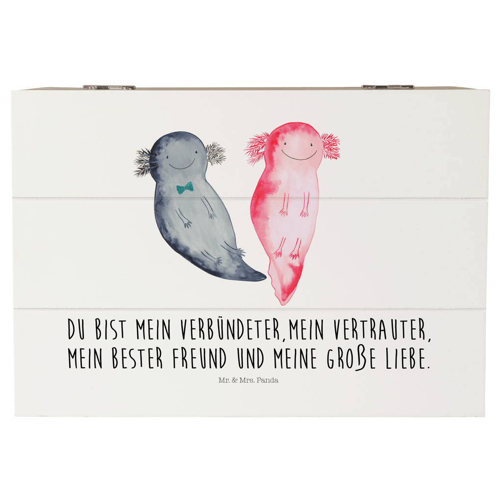Holzkiste Axolotl Axel+Lotte Holzkiste, Kiste, Schatzkiste, Truhe, Schatulle, XXL, Erinnerungsbox, Erinnerungskiste, Dekokiste, Aufbewahrungsbox, Axolotl, Molch, Axolot, Schwanzlurch, Lurch, Lurche, Liebe, große Liebe, Liebesbeweis, Freund, Verlobter, Ehemann, Jahrestag, Valentinstag